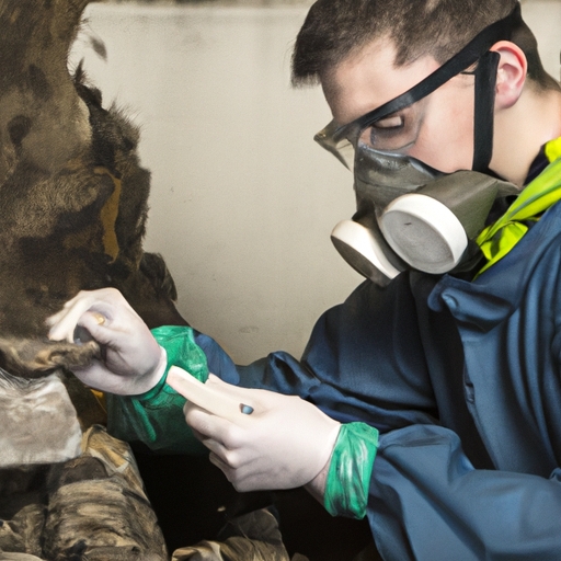 What is involved in a professional mold inspection process?