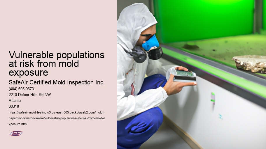 Vulnerable populations at risk from mold exposure